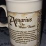 New  Vintage Dunoon Zodiac Aquarius Fine Porcelain mug Image 3