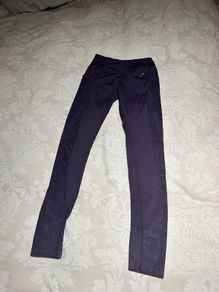 Gymshark Women's Full Length Purple Dry Leggings - size small