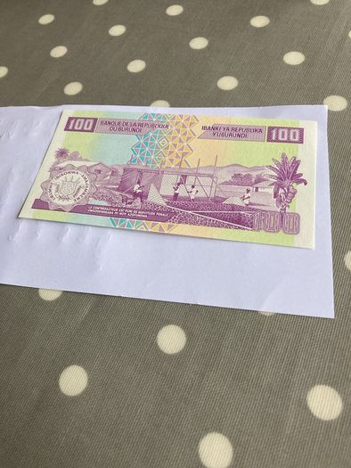 Burundi Banknote 100 Francs