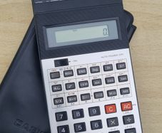 Vintage Casio fx-82A scientific calculator,