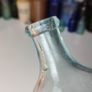 155 - Antique Anciers Petroleum Emulsion Sea Glass Decorative Collectible Cork Top Bottle Image 4