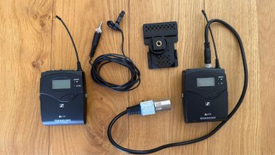 Sennheiser ewG4 lapel mic. Tx and Rx.
