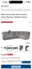 Mila Corner Sofa & Recliner