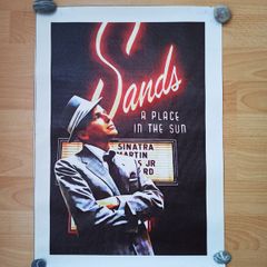 Canvas print  "Sands a Place in the Sun"  Frank Sinatra  36.5x51cm