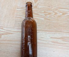 Vintage Ashe Dingle 1/2 Pt Beer Bottle
