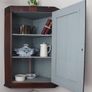 Antique Oak Corner Cupboard Image 2