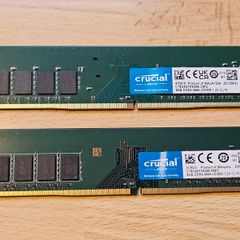Crucial 16gb 2x8gb Ddr4-2666 Udimm 1.2v CL19