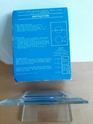 Three small clocks
