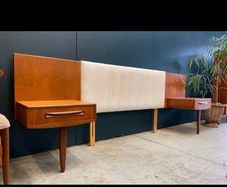 g plan headboard mid-century