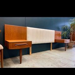 g plan headboard mid-century