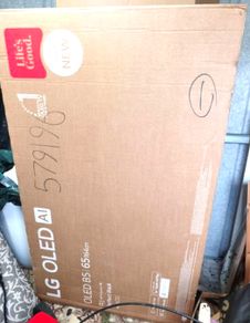 Original LG 65 Inch OLED TV Box with Internal Packaging OLED65B5 Perfect for Moving