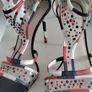 Giorgio Armani navy red white perspex high heels Sz 39.5 (Fit 6 - 6.5 UK) Rrp 595 (New) Image 8