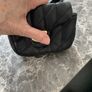 Cute Small Quilted black cross over bag Image 5