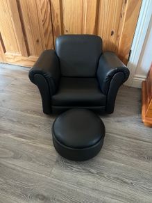 Kids Rocking Armchair & Footstool