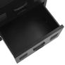 Desk with Drawers Industrial Black 120x55x75 cm Steel Image 5