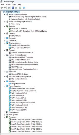 Acer Predator Helios 300 (PH317-52), 17.3" 144Hz Gaming Laptop, For Repair or For Parts