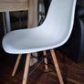 Nordic Oak Dining Set Table + 6 White Chairs Image 3