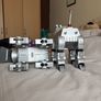 Two WowWee Mega Byte Hound Droid Remote Control Robot Dogs 1999 with Remotes Image 2