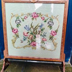 Antique Tapestry Firescreen