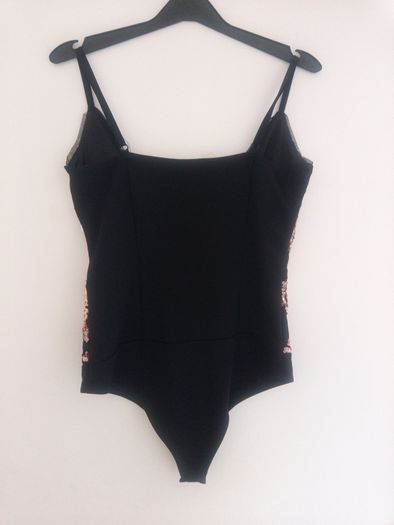 Beautiful Sequin Cami Bodysuit, new