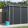 High Door Garden Shed Anthracite 191x470x198 cm Image 2