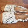 Flat leather sandals, size 9/43 Image 2