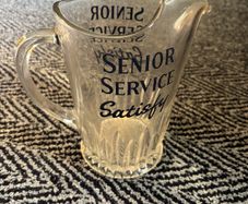 Glass Jug Senior Service Satisfy