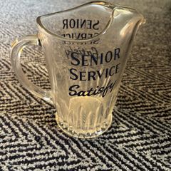 Glass Jug Senior Service Satisfy