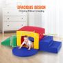 Toddler Climbing Toys Indoor, 5 Piece Climb, Crawl and Tunnel Soft Play Equipment, Foam Climbing Toys, Kids Tunnel Maze with Stairs and Ramp,Indoor for Preschoolers Easy to Clean Image 2