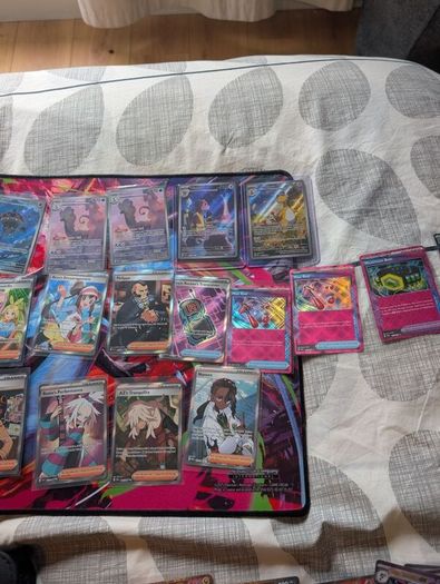 Pokemon Cards Bulk Lot, IR, Trainer Cards, Masterball, Ex, Charizard, Meowth, Pikachu