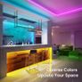MINGER LED Strip Lights 10m, RGB Colour Changing LED Lights Kit with IR Remote, 20 Colours, 6 Lighting Modes and DIY for Home, Bedroom, Bar Decoration [Energy Class A] Image 5