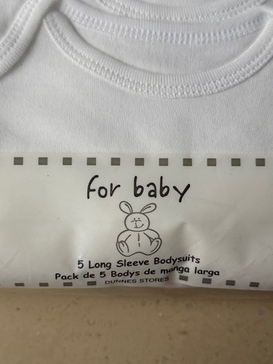 Brand New Long Sleeve Baby Vests