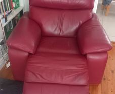 Leather recliners.