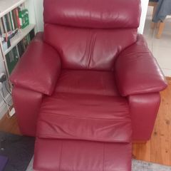 Leather recliners.
