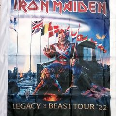 Iron Maiden Legacy Of The Beast Tour Flag. 3ft x 2ft.