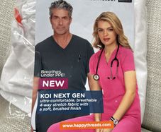 Orange Brand, White Scrubs NEW