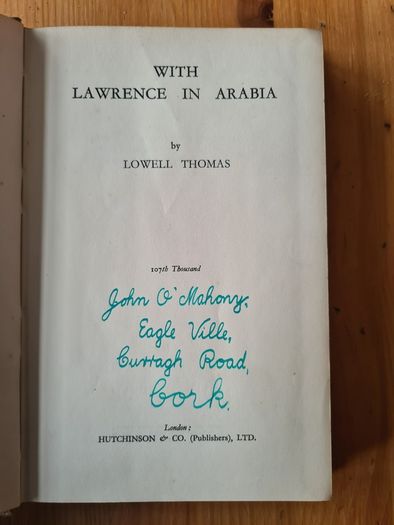 With Lawrence  In Arabia. By Lowell Thomas.1.