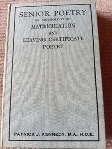 1946 Senior Poetry An Anthology of Matriculation. Patrick Kennedy. Vintage.