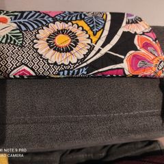 Vera Bradley quilted floral zip cosmetic and accessories wallet