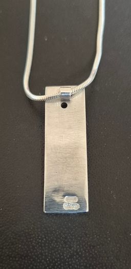 Sterling Silver & Gold Pendant
