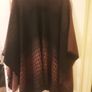 OFFER ACCEPTED .. Cape/Retro Style Houndstooth Cape  ..  Super Cozy Oversized Wrap Design, a New Fashion Trending for Winter Image 3