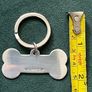 Dog Bone Collar Tag Keyring 925 Sterling Silver English Hallmarks Ari D Norman Image 4