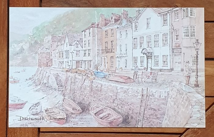 UK Places on Postcards - Drawings & Paintings