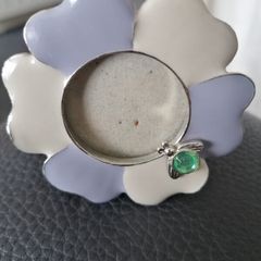 small russ flower photo frame with bee rinestone