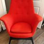 IKEA Benarp Orange Chair Image 4