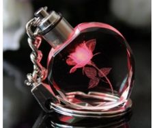 LED Heart Key ring