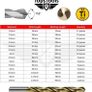 10mm Mix Size Titanium Coated HSS Twist Drill Bits Storage Box Set for Wood Plastic Copper Brass Compatible with Bosch Dewalt Makita Milwaukee and Many Others (FREE POSTAGE) Image 3