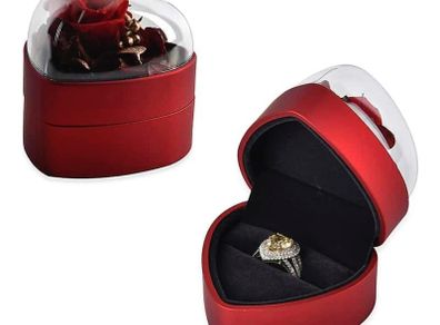 Heart Ring Box (Size 7x7x7 cm)