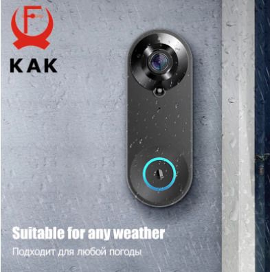 Wireless WiFi Video Doorbell Camera Smart Door Viewer Motion Detection Night Vision Visual Intercom