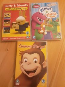 DVD'S/Three (2) Children's Learning DVD's